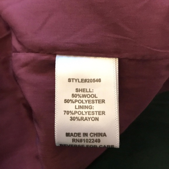 Anthropologie Under Skies Light Gray Wool Blend Cocoon Coat Size Small - Picture 7 of 9